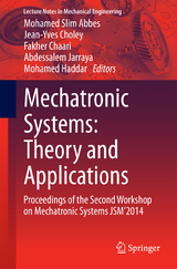 Mechatronic Systems: Theory and Applications - 
