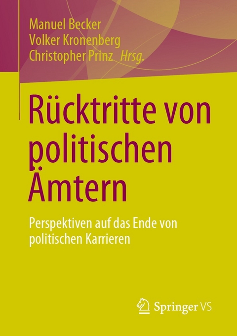 Rücktritte von politischen Ämtern - 