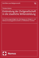 Einbindung der Zivilgesellschaft in die staatliche Willensbildung - Thorben Kösters