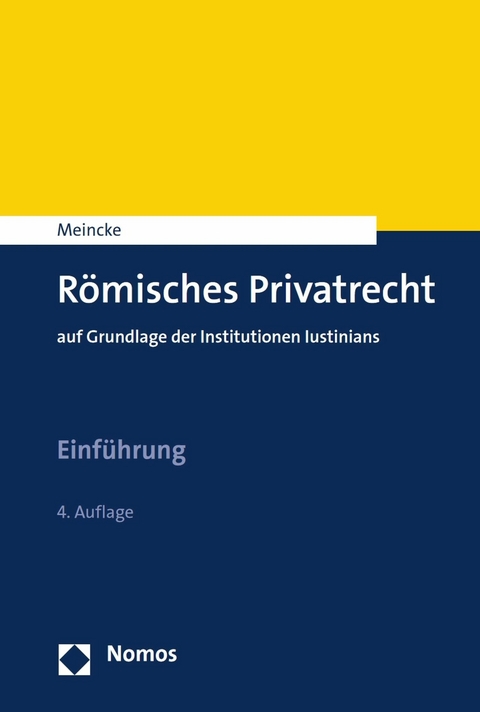 Römisches Privatrecht -  Jens Peter Meincke