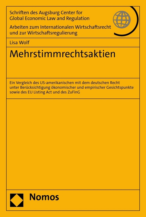 Mehrstimmrechtsaktien -  Lisa Wolf