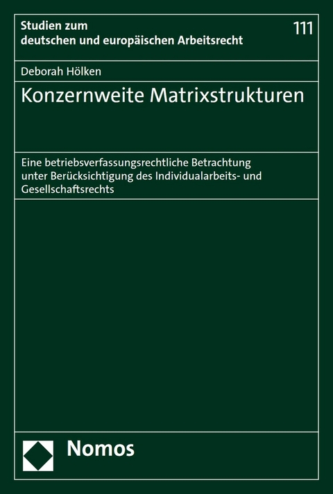 Konzernweite Matrixstrukturen -  Deborah Hölken