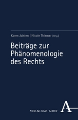 Beiträge zur Phänomenologie des Rechts - 