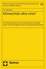 Klimaschutz ultra vires? - Tim Habereder