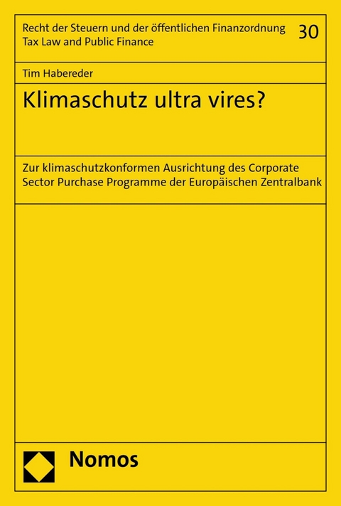 Klimaschutz ultra vires? -  Tim Habereder