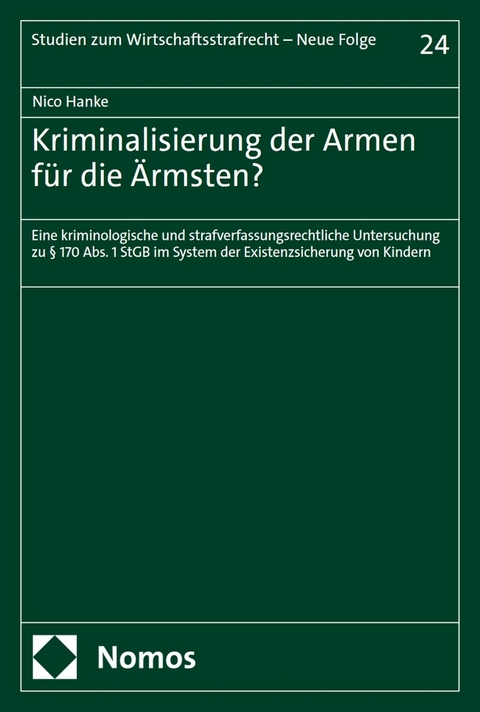 Kriminalisierung der Armen für die Ärmsten? -  Nico Hanke