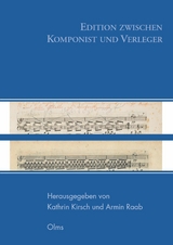 Edition zwischen Komponist und Verleger - 