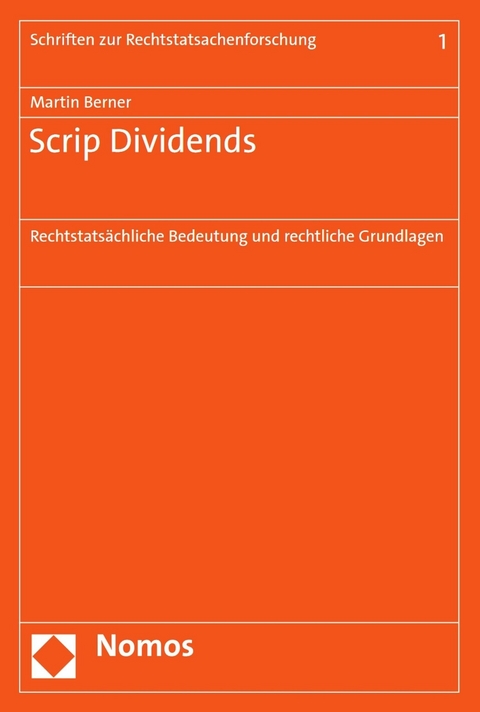 Scrip Dividends - Martin Berner