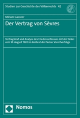 Der Vertrag von Sèvres - Miriam Gassner