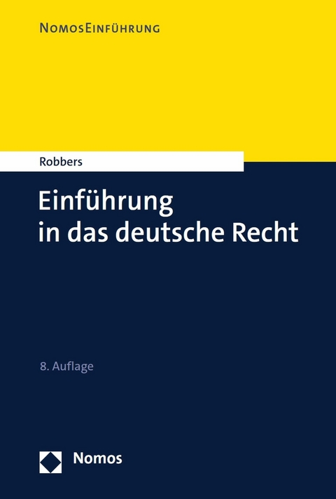 Einführung in das deutsche Recht -  Gerhard Robbers