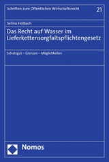 Das Recht auf Wasser im Lieferkettensorgfaltspflichtengesetz - Selina Holbach