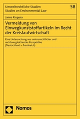 Vermeidung von Einwegkunststoffartikeln im Recht der Kreislaufwirtschaft - Janna Ringena