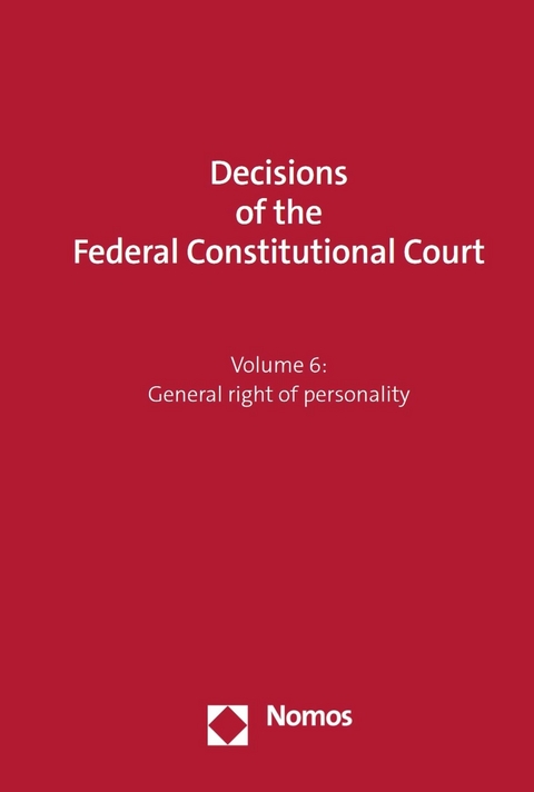 Decisions of the Federal Constitutional Court - 