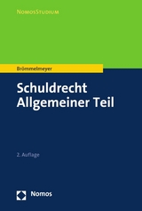 Schuldrecht Allgemeiner Teil - Christoph Brömmelmeyer