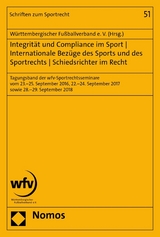 Integrität und Compliance im Sport | Internationale Bezüge des Sports und des Sportrechts | Schiedsrichter im Recht - 