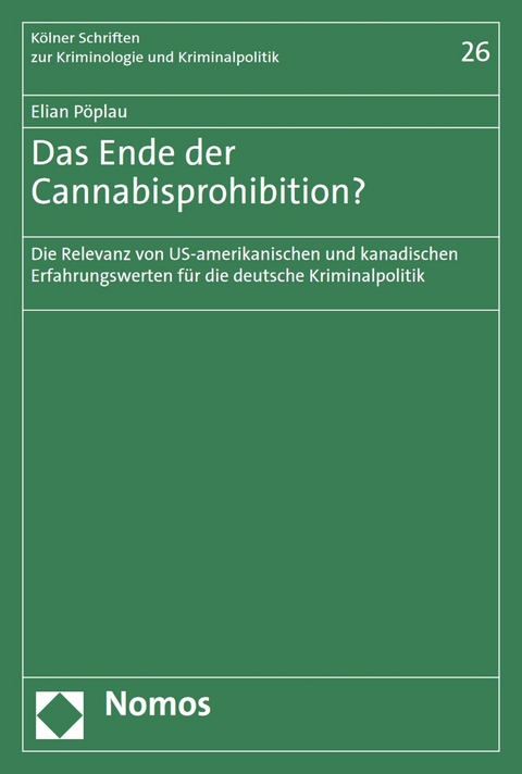 Das Ende der Cannabisprohibition? - Elian Pöplau