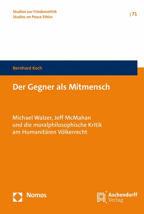 Der Gegner als Mitmensch -  Bernhard Koch