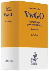 Verwaltungsgerichtsordnung - Kopp, Ferdinand O.; Schenke, Wolf-Rüdiger; Schenke, Ralf Peter