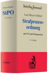 Strafprozessordnung - Lutz Meyer-Goßner, Bertram Schmitt, Otto Schwarz, Theodor Kleinknecht, Karlheinz Meyer