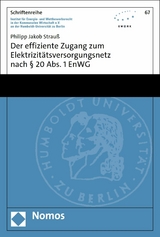 Der effiziente Zugang zum Elektrizitätsversorgungsnetz nach § 20 Abs. 1 EnWG - Philipp Jakob Strauß