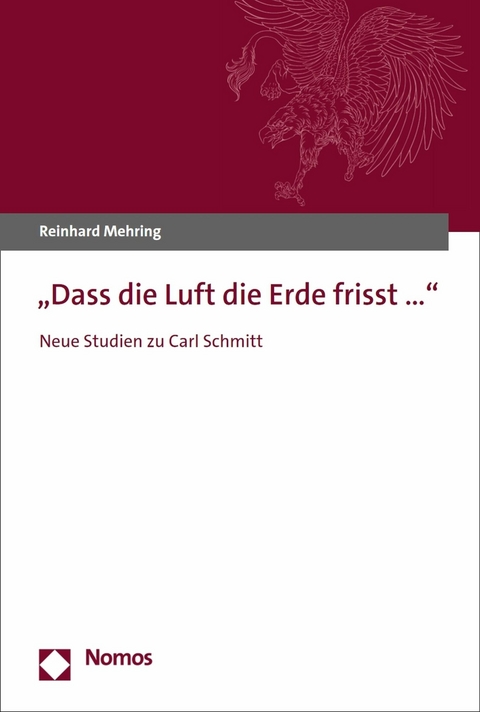 „Dass die Luft die Erde frisst…“ - Reinhard Mehring