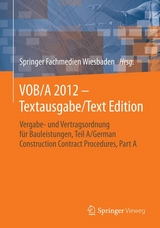 VOB/A 2012 - Textausgabe/Text Edition