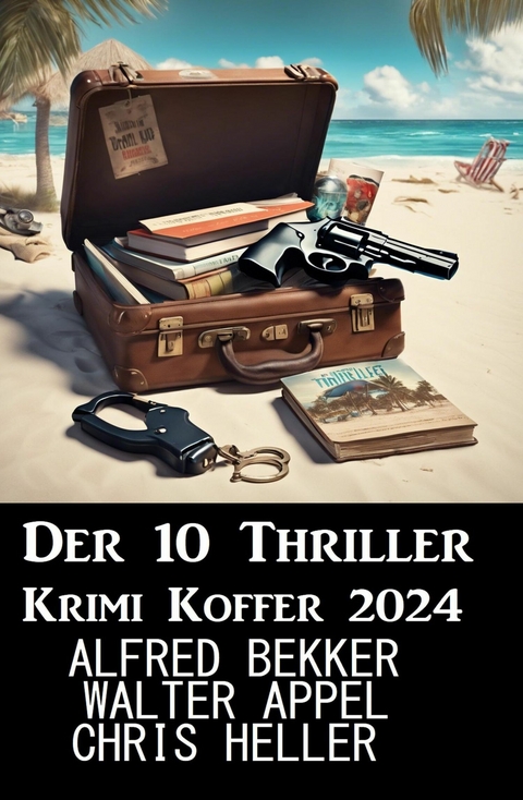 Der 10 Thriller Krimi Koffer 2024 -  Alfred Bekker,  Chris Heller,  Walter Appel