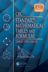 CRC Standard Mathematical Tables and Formulae, 32nd Edition - Zwillinger, Daniel