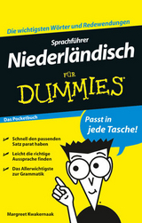 Sprachführer Niederländisch für Dummies Das Pocketbuch - Margreet Kwakernaak