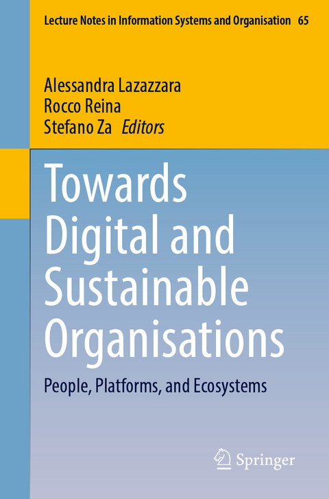 Towards Digital and Sustainable Organisations - 