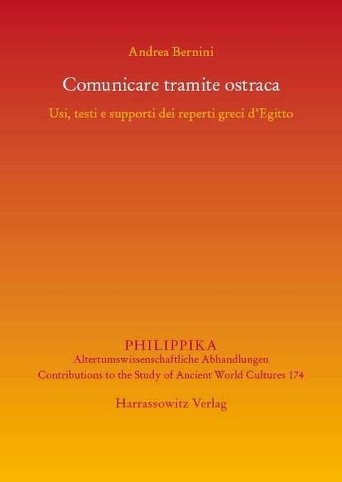 Comunicare tramite ostraca -  Andrea Bernini