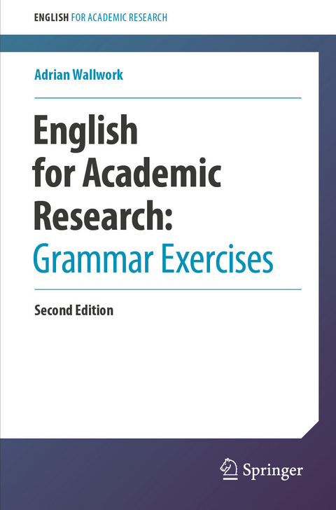 English for Academic Research:  Grammar Exercises -  Adrian Wallwork
