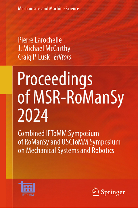Proceedings of MSR-RoManSy 2024 - 