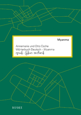 Wörterbuch Deutsch–Myanma - Annemarie und Otto Esche