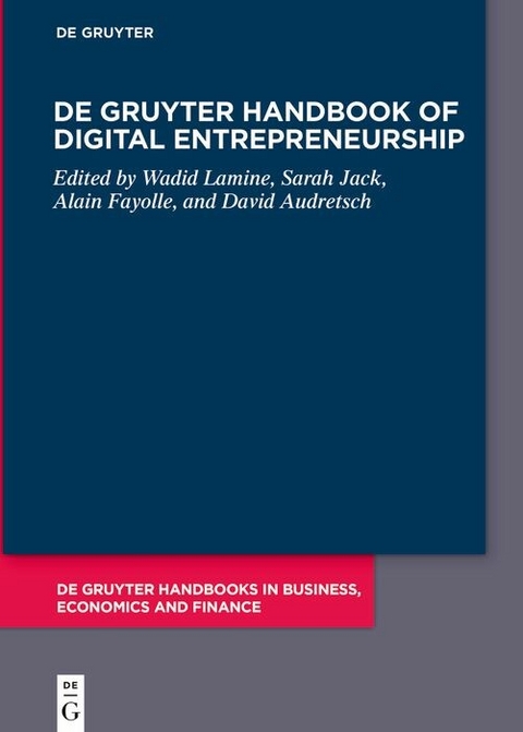 De Gruyter Handbook of Digital Entrepreneurship - 
