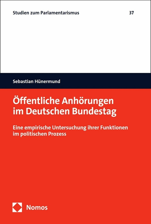 Öffentliche Anhörungen im Deutschen Bundestag -  Sebastian Hünermund