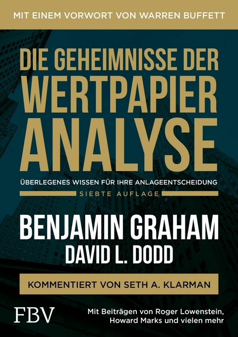 Die Geheimnisse der Wertpapieranalyse -  Benjamin Graham