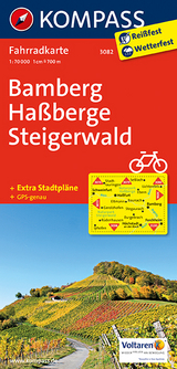 KOMPASS Fahrradkarte Bamberg - Haßberge - Steigerwald - 
