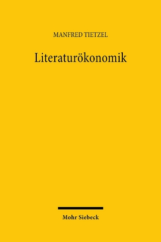Literaturökonomik - Manfred Tietzel