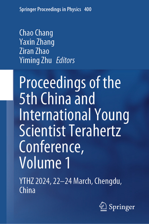 Proceedings of the 5th China and International Young Scientist Terahertz Conference, Volume 1 - 