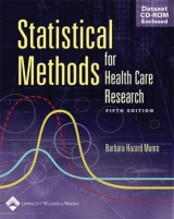 Statistical Methods for Health Care Research - Munro, Barbara Hazard