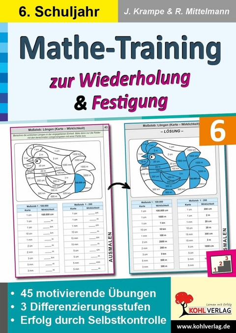 Mathe-Training zur Wiederholung und Festigung / Klasse 6 -  Jörg Krampe,  Rolf Mittelmann