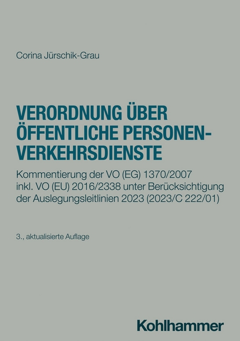 Verordnung über öffentliche Personenverkehrsdienste -  Corina Jürschik-Grau