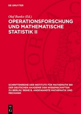 Operationsforschung und mathematische Statistik II - 