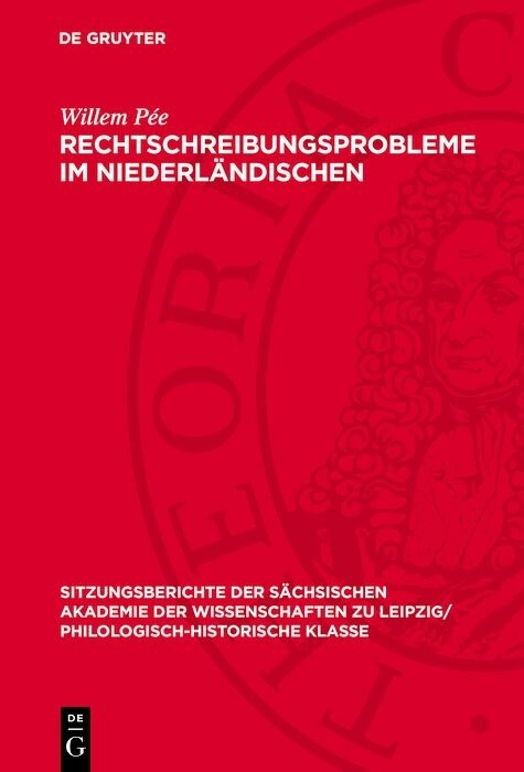 Rechtschreibungsprobleme im Niederländischen -  Willem Pée