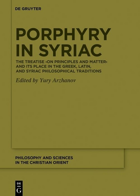 Porphyry in Syriac - 