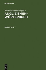 Anglizismen-Wörterbuch / A - E - 