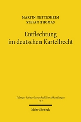 Entflechtung im deutschen Kartellrecht - Martin Nettesheim, Stefan Thomas