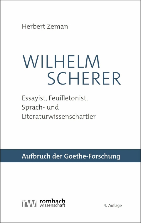 Wilhelm Scherer -  Herbert Zeman