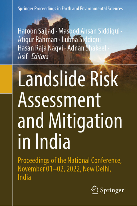 Landslide Risk Assessment and Mitigation in India - 